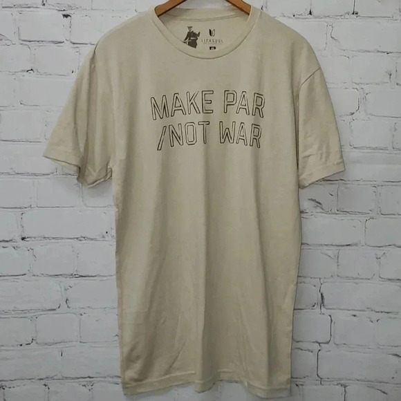 Linksoul THE HAWAIIAN LITE TEE Make Par Not War Shirt Size S - Picture 1 of 7